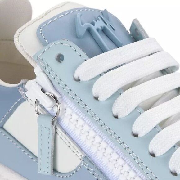 Giuseppe Zanotti Colorblock Leather Double-Zip Sneakers, NWT, Size EU 43 - Picture 6 of 16